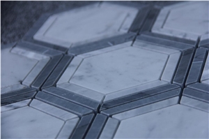 Carrara White Mosaic