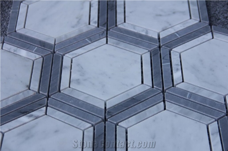 Carrara White Mosaic
