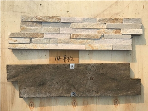 Beige Slate Culture Stone Feature Wall Stone Veneer Ledge Stone