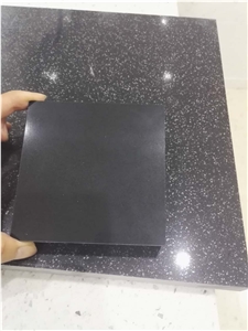 Black Quartz Stone Tiles/Quartz Stone Slabs/Polished Quartz Stone/Solid Surface Quartz Stone/Artificial Stone/Quartz Tops/Artificial Quartz
