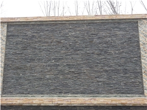 Black Slate Culture Stone Wallstones Feature Wall Corner Stone Ledge Stone Stone Veneer