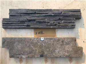 Black Slate Culture Stone Wallstones Feature Wall Corner Stone Ledge Stone Stone Veneer