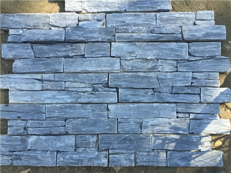 Black Slate Culture Stone Wallstones Veneer Feature Wall Ledge Stone