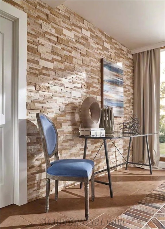 Black White Beige Multicolor Yellow Slate Culture Wallstone Feature Wall Stone Veneer Ledge Stone