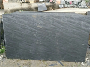 China Black Slate Split Slabs Tile