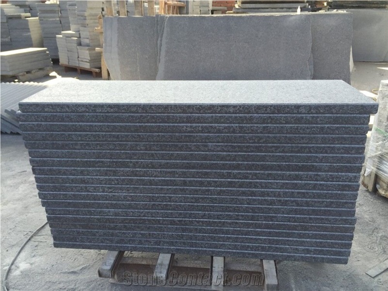 Fuding Black/Fujian Black/G684 Tiles/Black Basalt Tiles/Flamed Black Basalt Tiles/Floor Covering Tiles