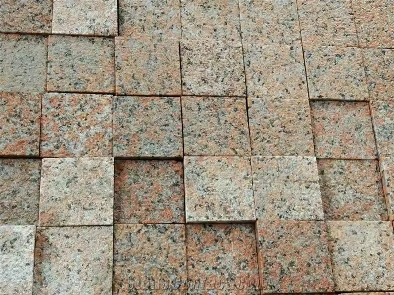 G562,Cenxi Red,Charme,Copperstone,Crown Red,Feng Ye Red,Fengye Hong,G562 Granite,Maple Leaf Red,Maple Leaves,Mapple Red,China Capao Bonito Cube Stone & Paver