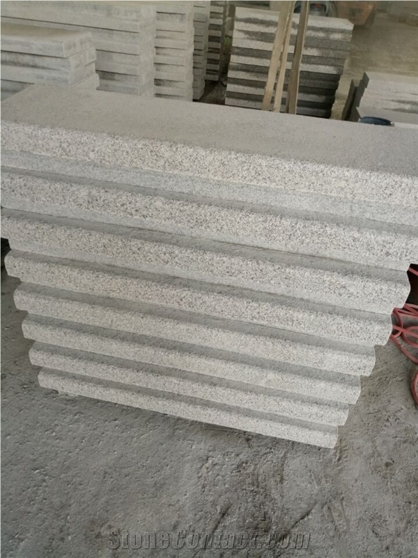 G603 Granite Kerbstone, Flamed Kerbs, G603 Granite, Sesame White Curbstone, Light Grey Granite Curbstone, Side Stone, Exterior Stone Landscaping Stone
