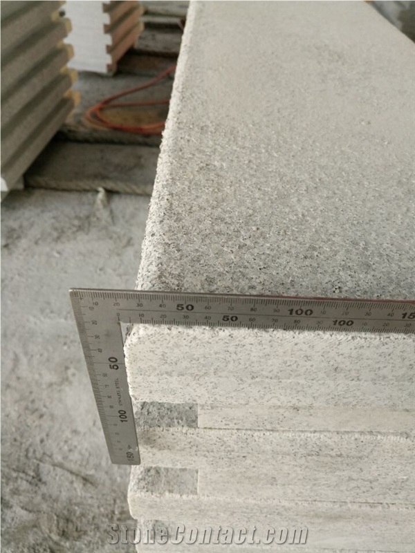 G603 Granite Kerbstone, Flamed Kerbs, G603 Granite, Sesame White Curbstone, Light Grey Granite Curbstone, Side Stone, Exterior Stone Landscaping Stone