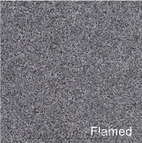 G654 Padang Dark Sesame Grey Kobra China Impala Black Granite Polished Flamed Slabs Tiles