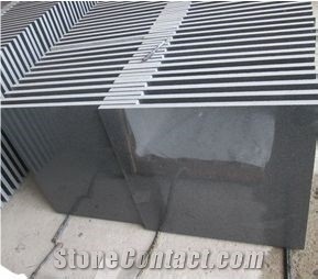 G654 Padang Dark Sesame Grey Kobra China Impala Black Granite Polished Flamed Slabs Tiles