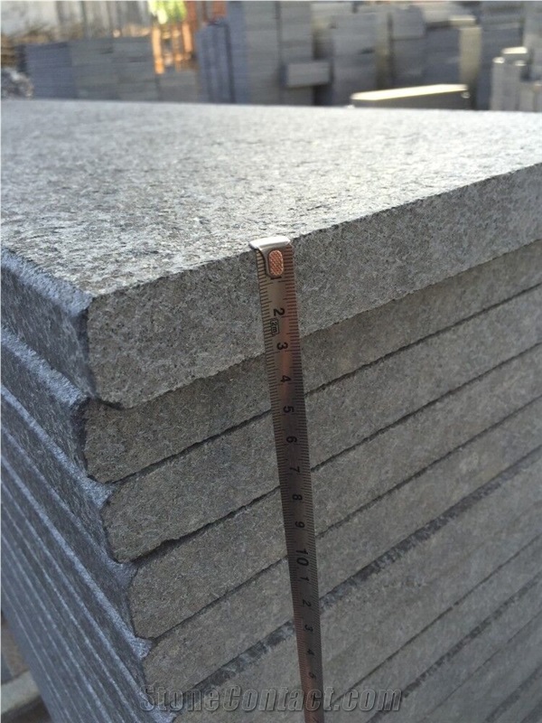 G684 Basalt Tiles/G684 Flamed Surface Tiles/Basalt Floor Covering Tiles/Basalt Wall Covering Tiles/Black Basalt Tiles/Stairs/Fuding Black/Fujian Black