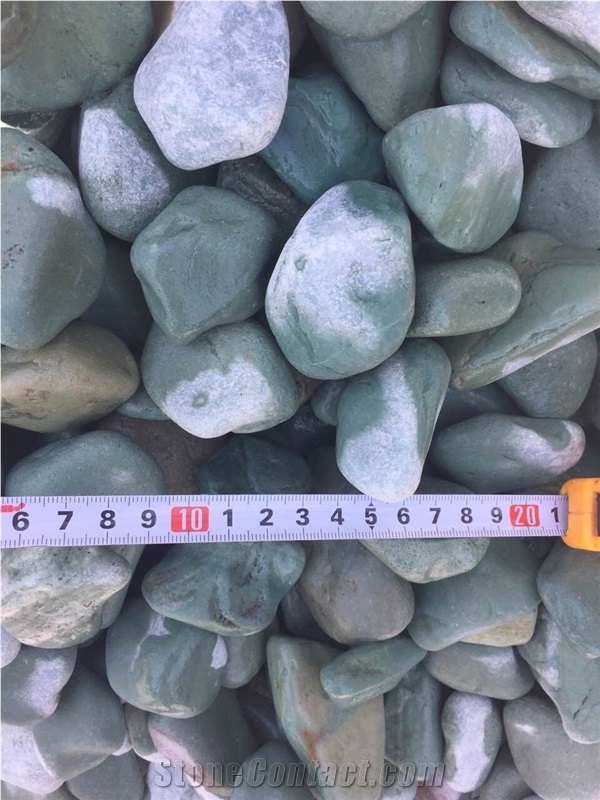 Green Gravels/Polished Pebbles/Pebble Stone Driveways/Pebble Walkway/Gravels