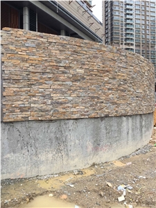 Multicolor Culture Stone Wallstone Veneer Ledge Stone Feature Wallstone