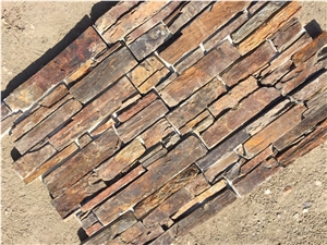 Multicolor Culture Stone Wallstone Veneer Ledge Stone Feature Wallstone