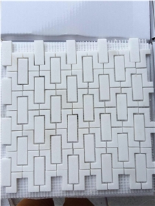 Polished Mosaic/Crystal White Marble Mosaic/Tumbled Mosaic/Wall Mosaic/Honed Mosaic/Floor Mosaic/Wood Vein Mosaic/New Mosaic Pattern