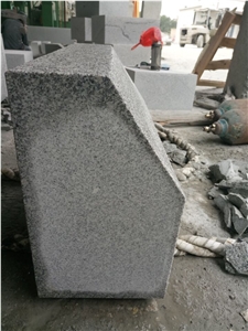 Sesame White Granite 603 Curbstone, China Grey Granite,Crystal Grey,G603 Kerbstone,Gamma Bianco,Gamma White,Ice Cristall,Jinjiang Bacuo White,Jinjiang G603,Jinjiang White Granite /Huian 603