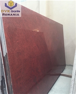 Ruby Red Granite Slabs