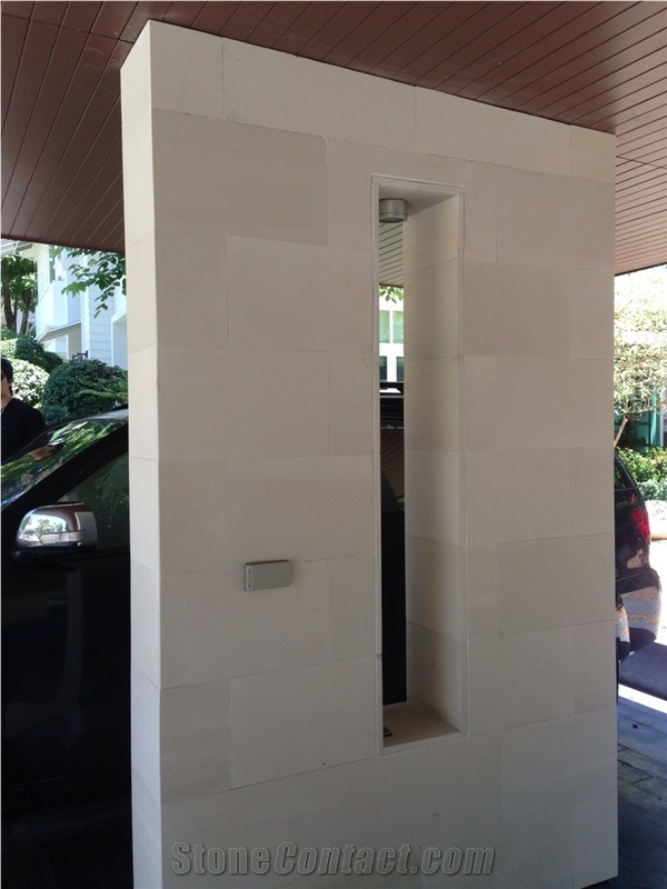 Indonesia Classic White Limestone Tiles & Slabs, Bali White Limestone Polished Floor Covering Tiles, Walling Tiles