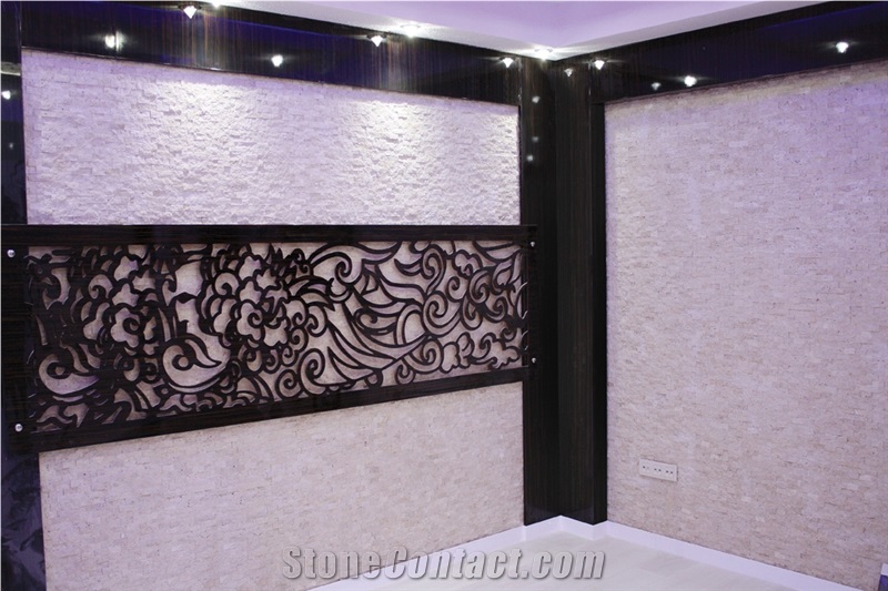 Split Face Travertine Mosaic