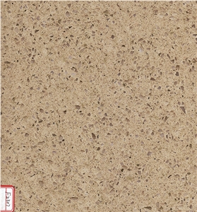 Beige Quarz Stone Tiles/Slabs Engineer Stone F2307