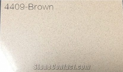 Brown Quartz Stone Tiles/Slabs/Flooring/Engineered Stone4409