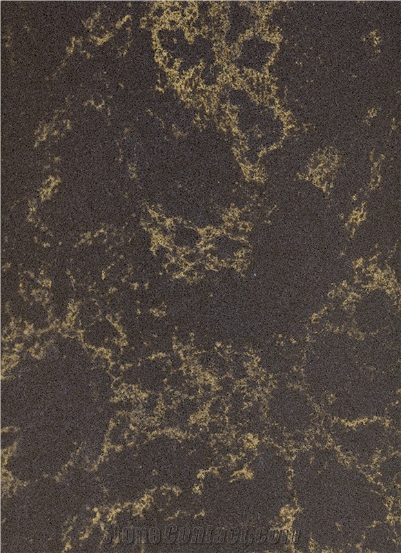Dark Emperador Quartz Stone Tiles/Slabs Engineered Stone F7106