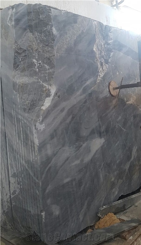 Smoked Dark Gray Marble Slabs