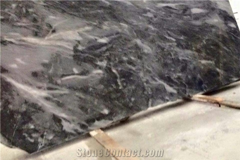 Smoked Dark Gray Marble Slabs