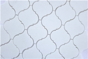 Best Price Crystal Thassos White Stone Mosaic Tile/Basketweave Marble Mosaic for Bathroom,Floor,Wall,Hotel Interior/White Mosaic