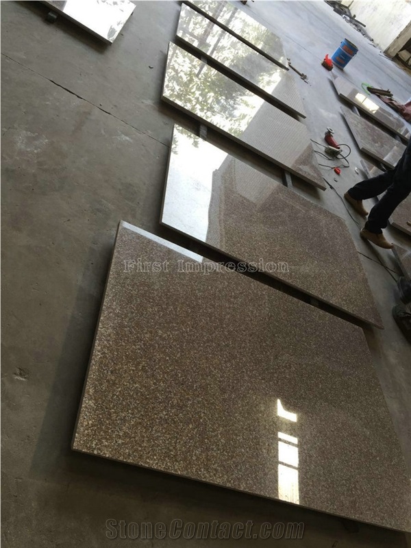 Best Price High Quality China New Polished Granite G648/Golden Brown/Deer Brown/Poony Red/Rose Pink Granite Tiles & Slabs & Cut-To-Size for Floor Covering and Wall Cladding/Own Factory Wholesale