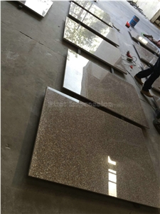 Best Price High Quality China New Polished Granite G648/Golden Brown/Deer Brown/Poony Red/Rose Pink Granite Tiles & Slabs & Cut-To-Size for Floor Covering and Wall Cladding/Own Factory Wholesale