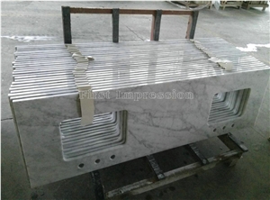 Bianco Carrara White Marble Polished Countertop/Vanity Top with Beveled Edge/Italy Cheap White Marble Countertops/Kitchen Worktops/Kitchen Desk Tops/Kitchen Top/Best Price Marble Top Bianco Carrara White Marble Polished Countertop/Vanity Top with Beveled Edge/Italy Cheap White Marble Countertops/Kitchen Worktops/Kitchen Desk Tops/Kitchen Top/Best Price Marble Top