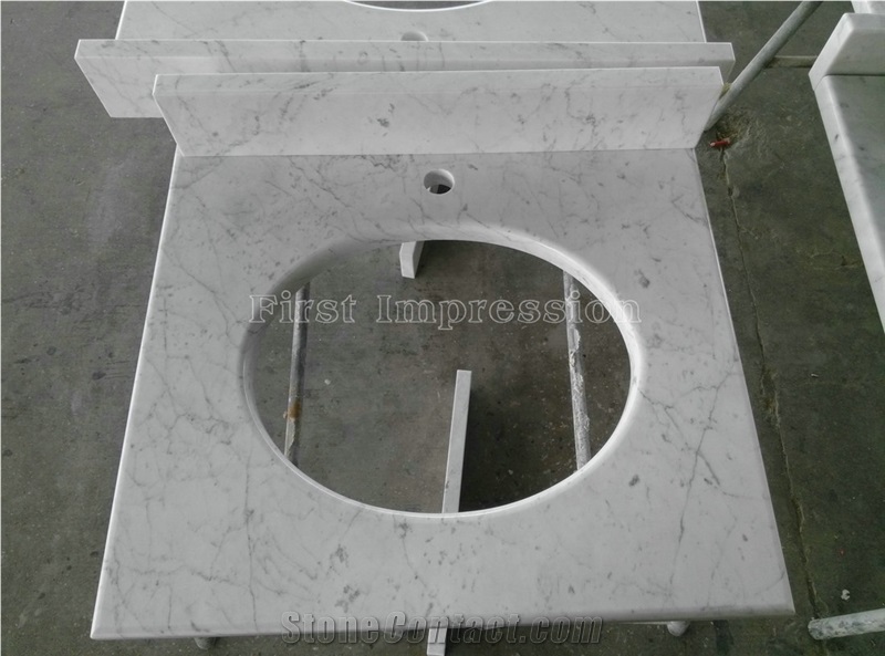 Bianco Statuario Marble Countertops/Kitchen Bar Top Kitchen Worktops/Kitchen Countertops/Kitchen Desk Tops/Custom Countertops Bathroom Tops with Polished for Home Hotel Decoration/Best Price Tops