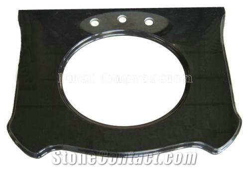 Black Galaxy Granite Countertop /Polished Black Granite Vanity Top /Absolutely black Granite Kichen Countertops/China Black Granite Kitchen Bar Top