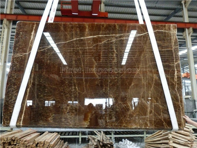 Brown Onyx Tiles & Slabs/Brown Onyx Pattern/Brown Onyx/New Onyx Big Slabs Covering Tiles
