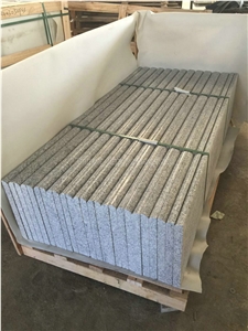 China Cheapest G603 Grey Seasame Granite/Bullnosed Granite Step/Stair Treads/Risers/Staircase/Deck Stair/High Quality Chinese Steps