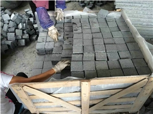 China G654 Dark Grey Granite/Sesame Black/China Nero Impala/Padang Dark Cube Stone/G654 Black Granite Cube Stone/Chinese Grey Marble