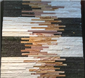 China Slate Tiles/Nature Cultured Stone Panel/Wall Panel/Ledge Stone/Veneer/Stacked Stone for Wall Cladding/Decorative Format Tile/Feature Wall/Ledge Stone/Marble & Granite Culture Stone