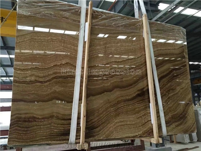 China Wooden Onyx Slabs & Tiles/China Wooden Onyx/Background Decoration Stone/Wall Covering Tiles/Home Decoration Building Stone/Onyx Pattern/Onyx Floor Tiles/Best Price Chinese Beige Onyx