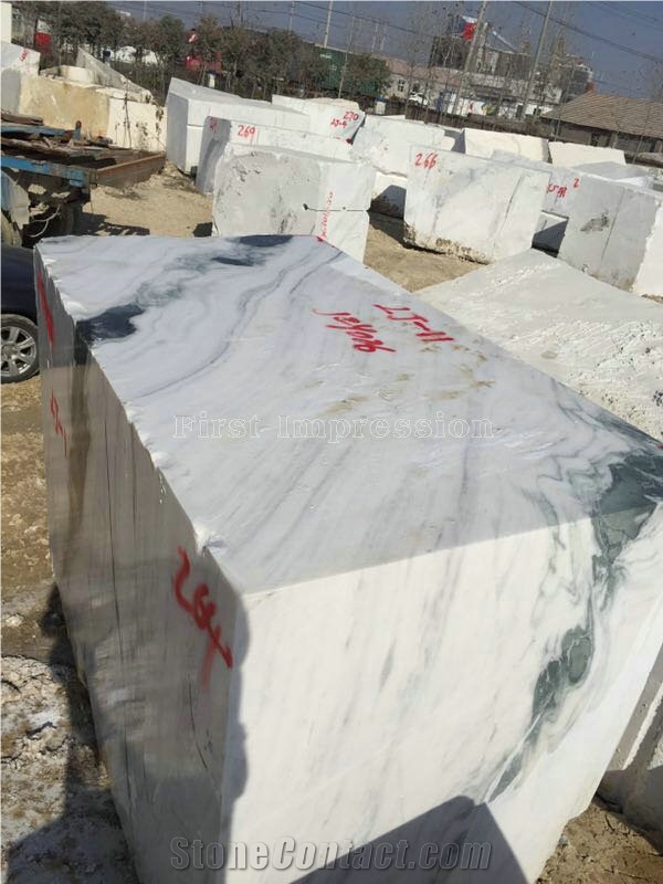 Chinese Best Price & High Quality Panda White Blocks/Dalmata Marble Blocks/China White Marble/Black & White Marble/China Marble