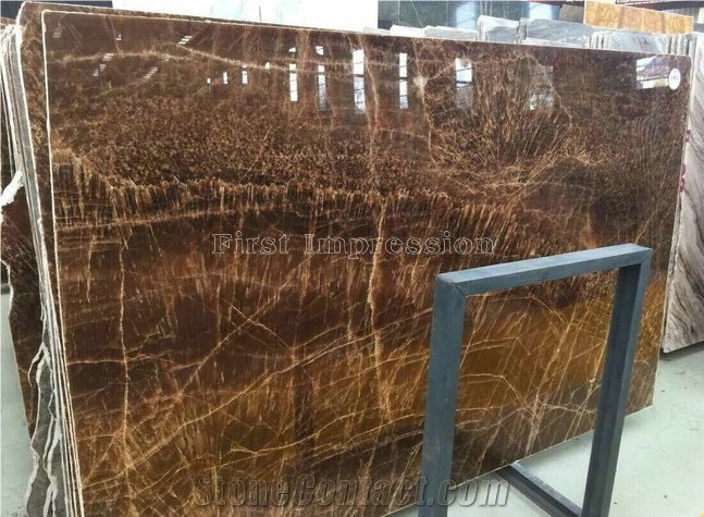 Chinese Brown Onyx Tiles & Slabs/Brown Onyx Pattern/Brown Onyx/New Onyx Big Slabs Covering Tiles/Pure Brown Onyx