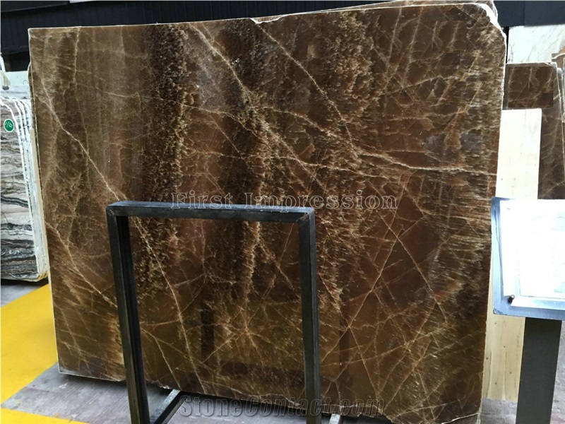 Chinese Brown Onyx Tiles & Slabs/Brown Onyx Pattern/Brown Onyx/New Onyx Big Slabs Covering Tiles/Pure Brown Onyx