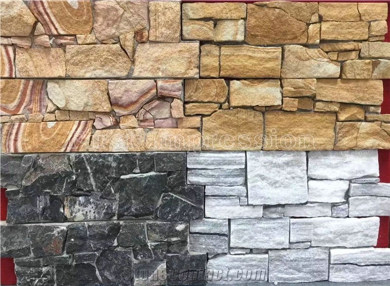 Chinese Rust Slate Tiles/Nature Cultured Stone Panel/Wall Panel/Ledge Stone/Veneer/Stacked Stone for Wall Cladding/Decorative Format Tile/Feature Wall/Ledge Stone/Marble & Granite Culture Stone