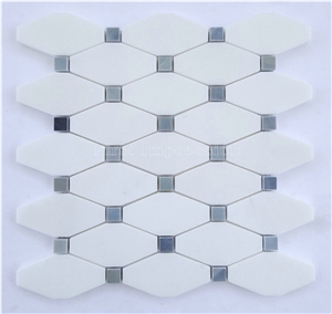 Crystal White Stone Mosaic Tile/Thassos White Mosaic/Bianco Thassos/Thassos Limenas/Snow White Diamond Marble Mosaic for Wall,Floor,Interior/Nice Mosaic Crystal White Stone Mosaic Tile/Thassos White Mosaic/Bianco Thassos/Thassos Limenas/Snow White Diamond Marble Mosaic for Wall,Floor,Interior/Nice Mosaic
