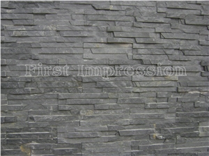 Dark Grey Slate Culture Stone Panel /Grey Slate Lege Stone /Grey Slate Culture Stone Tiles/
