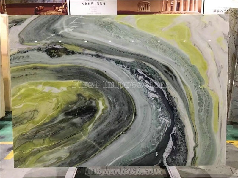 Dreaming Green Marble Slabs/Marble Skirting/Marble Opus Pattern/Marble Floor Covering Tiles/Marble Tiles & Slabs/China Green Marble Block/China Green Marble Tiles