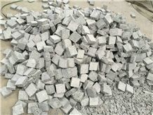 G623 Cube Stone/China Bianco Sardo Granite Cobble Stone/Rosa Beta Granite Square Pavers/Haicang White Granite Paving Sets/Floor Covering/Courtyard Road Pavers/Garden Stepping Pavements/Walkway Pavers