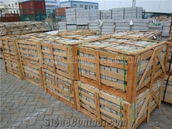 G623 Cube Stone/China Bianco Sardo Granite Cobble Stone/Rosa Beta Granite Square Pavers/Haicang White Granite Paving Sets/Floor Covering/Courtyard Road Pavers/Garden Stepping Pavements/Walkway Pavers