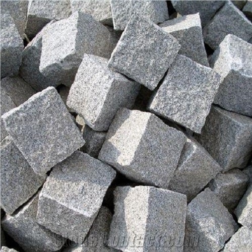 G654 Dark Grey Granite Cube Stone /Gray Granite Meshwork Stone Tiles/Grey Granite Paver Stone /Black Granite Paving Stone /Red Granite Paving Stone /Black Granite Paving Stone/Yellow Granite Paver
